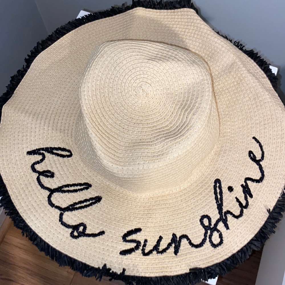 Beach Hat “hello sunshine”